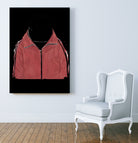 Sporty lion by Solti Balázs on GIANT ART - red digital painting
