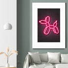 Balloon dog by Octavian Mihai Mielu on GIANT ART - pink 3d art