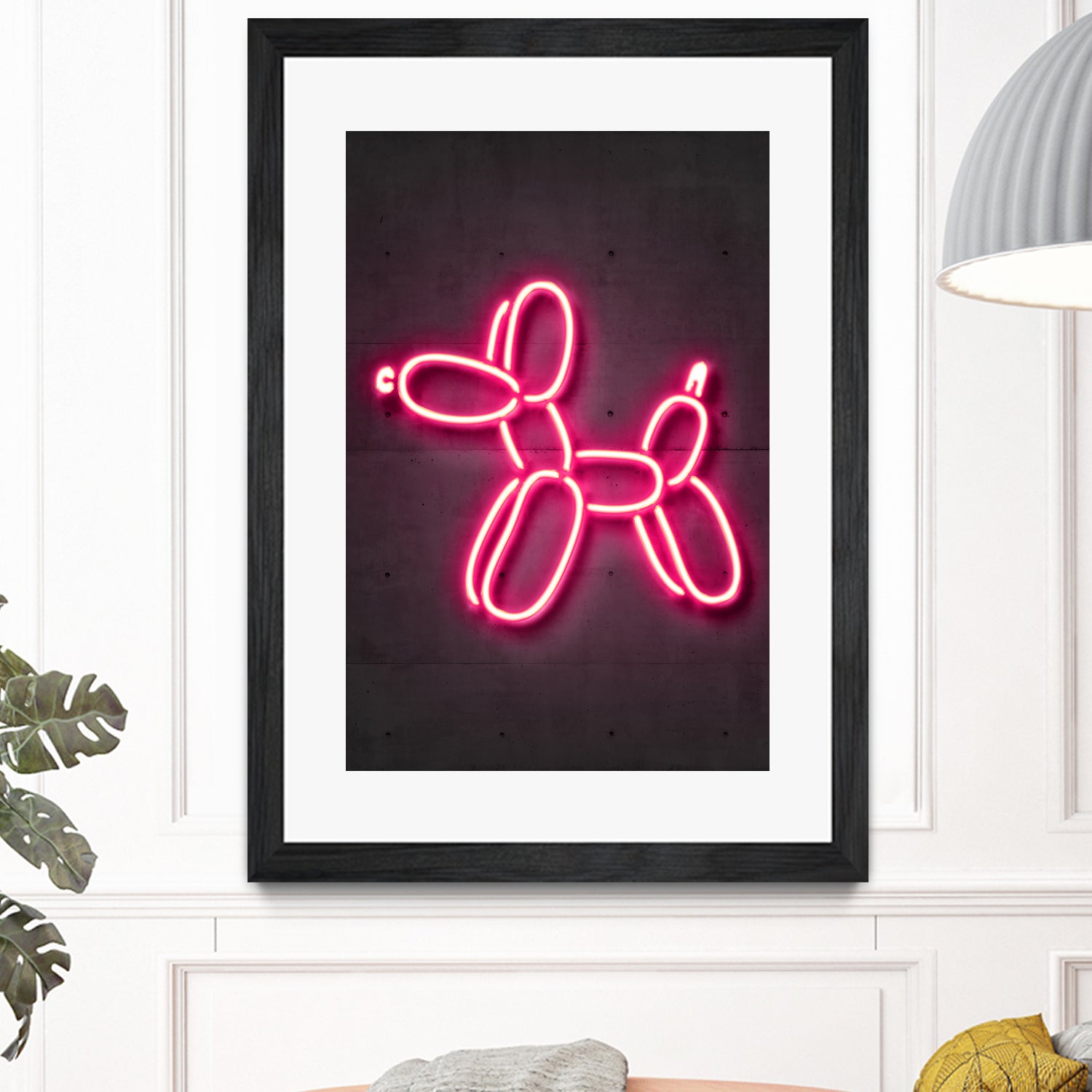 Balloon dog by Octavian Mihai Mielu on GIANT ART - pink 3d art