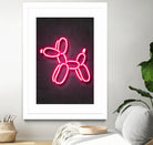 Balloon dog by Octavian Mihai Mielu on GIANT ART - pink 3d art