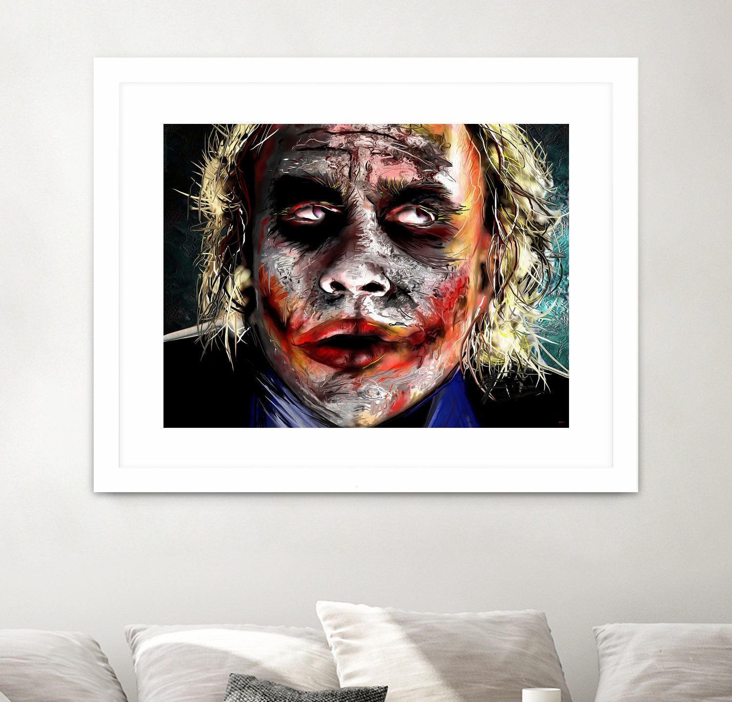 The Joker Painted by Daniel Janda on GIANT ART - green digital painting