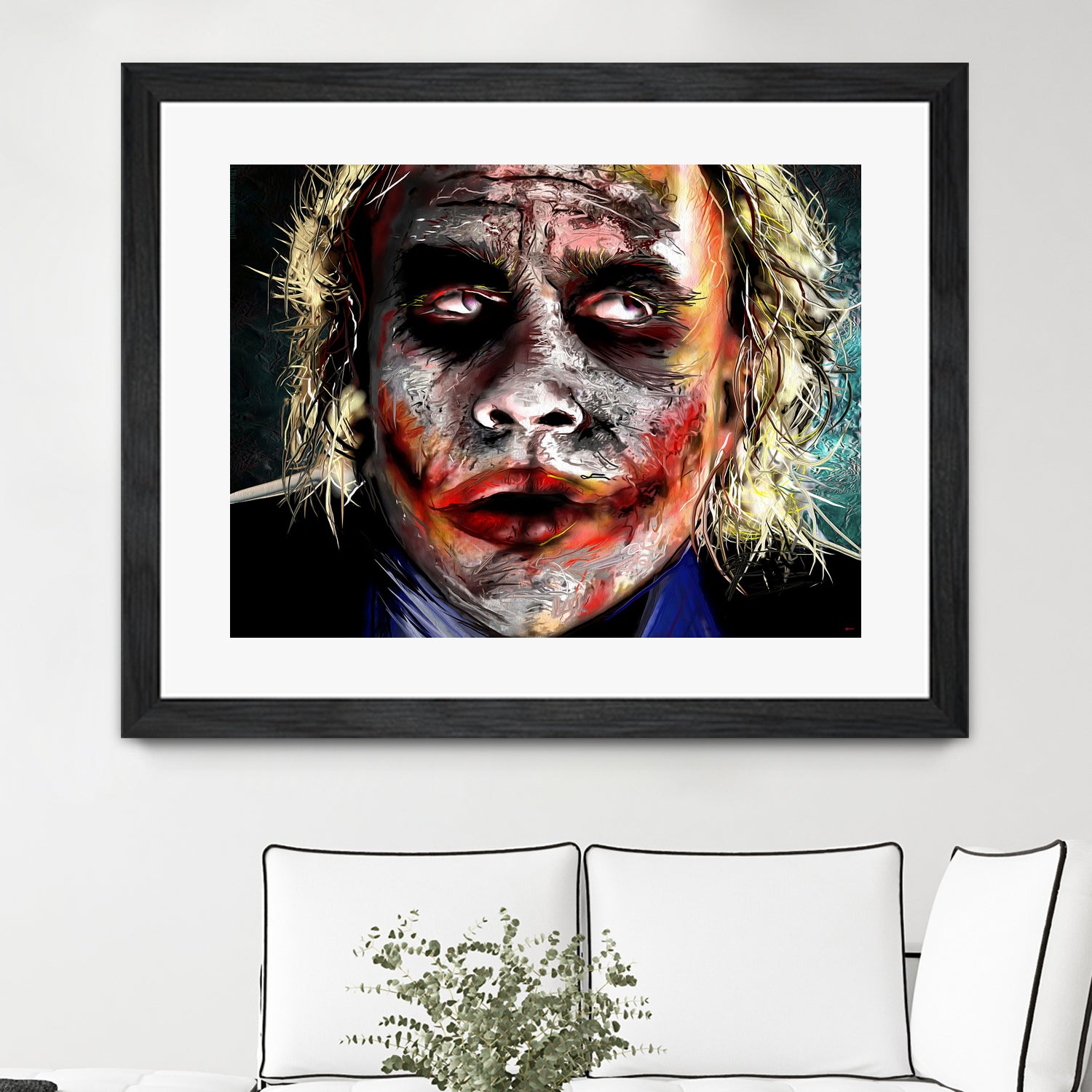 The Joker Painted by Daniel Janda on GIANT ART - green digital painting