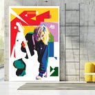 Kurt Cobain in WPAP Art by fajar gunawan on GIANT ART - white digital drawing