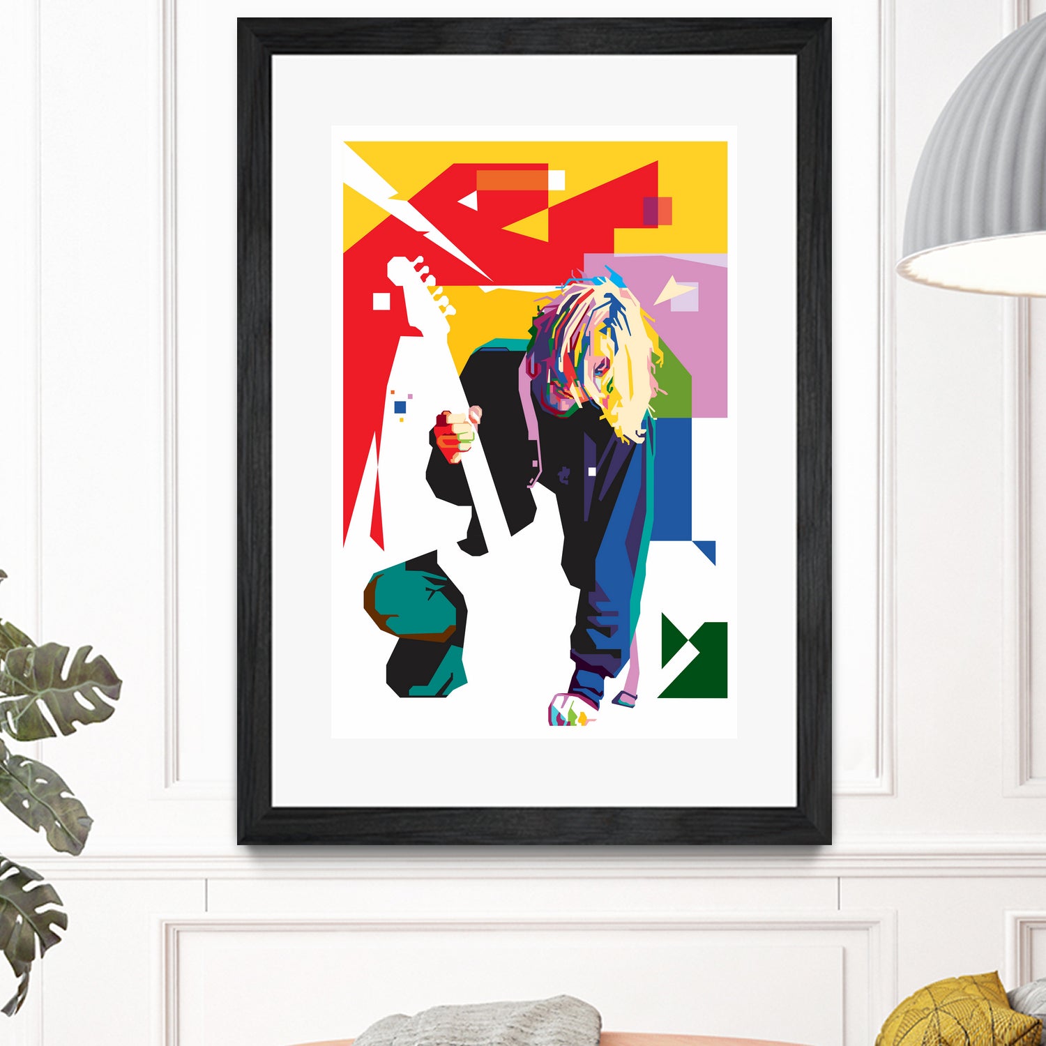 Kurt Cobain in WPAP Art by fajar gunawan on GIANT ART - white digital drawing