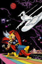 Marvel: Thor vs The Silver Surfer by Dan Avenell on GIANT ART - black digital painting