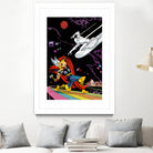 Marvel: Thor vs The Silver Surfer by Dan Avenell on GIANT ART - black digital painting