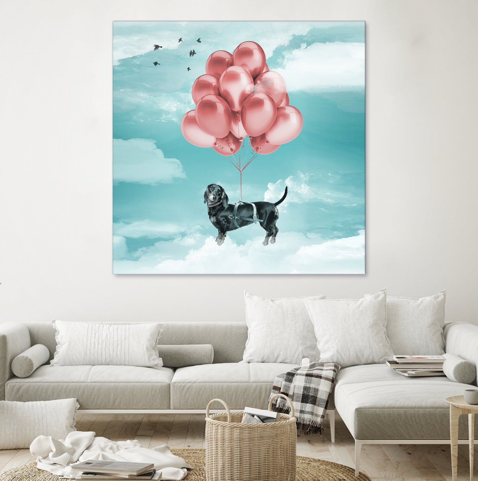 Dachshund Drift by Vin Zzep on GIANT ART - white digital drawing