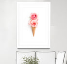 Two scoops by Olivia Lorot on GIANT ART - pink photo illustration