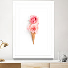 Two scoops by Olivia Lorot on GIANT ART - pink photo illustration