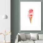 Two scoops by Olivia Lorot on GIANT ART - pink photo illustration