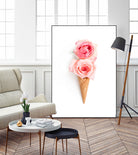 Two scoops by Olivia Lorot on GIANT ART - pink photo illustration