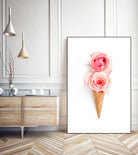 Two scoops by Olivia Lorot on GIANT ART - pink photo illustration