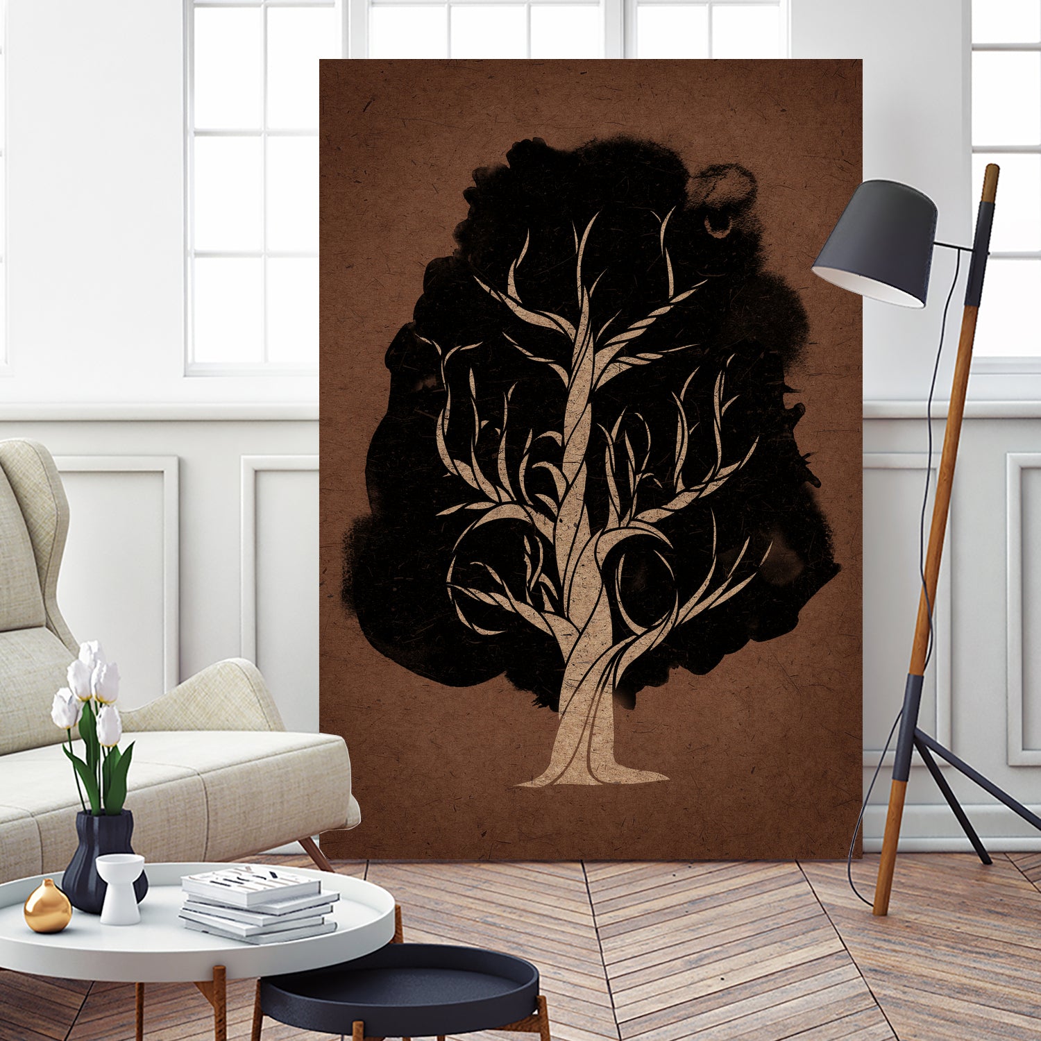 Let the tree grow by Robert Farkas on GIANT ART - black digital painting