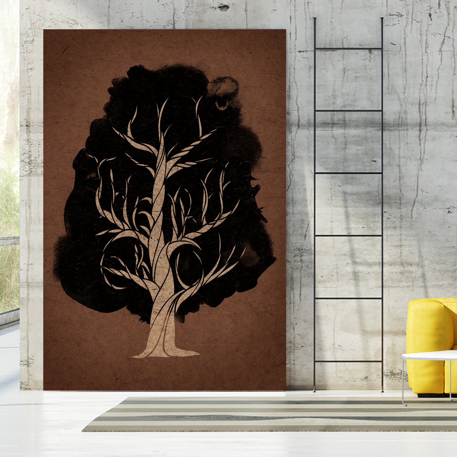 Let the tree grow by Robert Farkas on GIANT ART - black digital painting