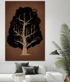 Let the tree grow by Robert Farkas on GIANT ART - black digital painting