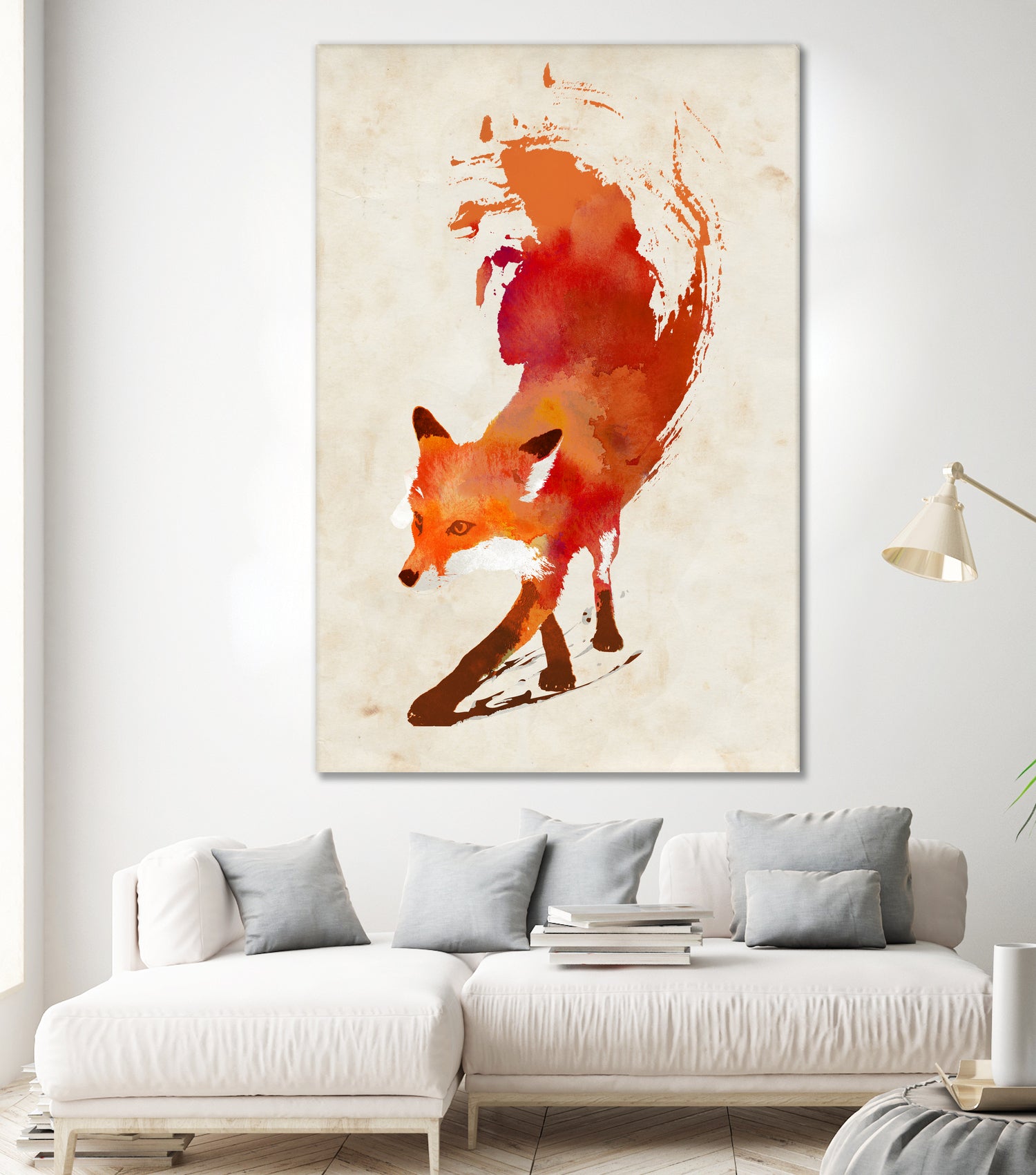 Vulpes Vulpes by Robert Farkas on GIANT ART - red digital painting