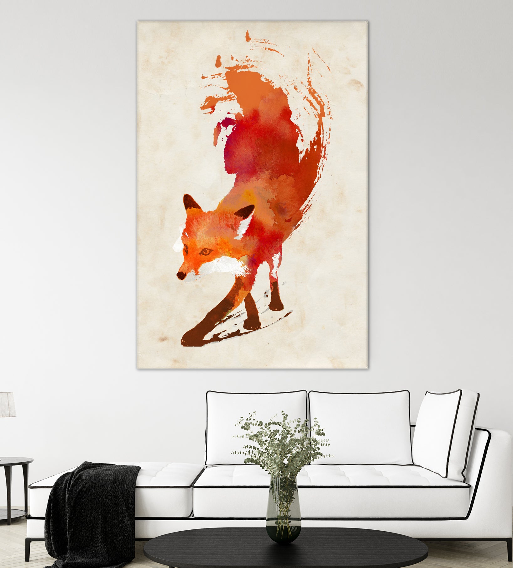 Vulpes Vulpes by Robert Farkas on GIANT ART - red digital painting