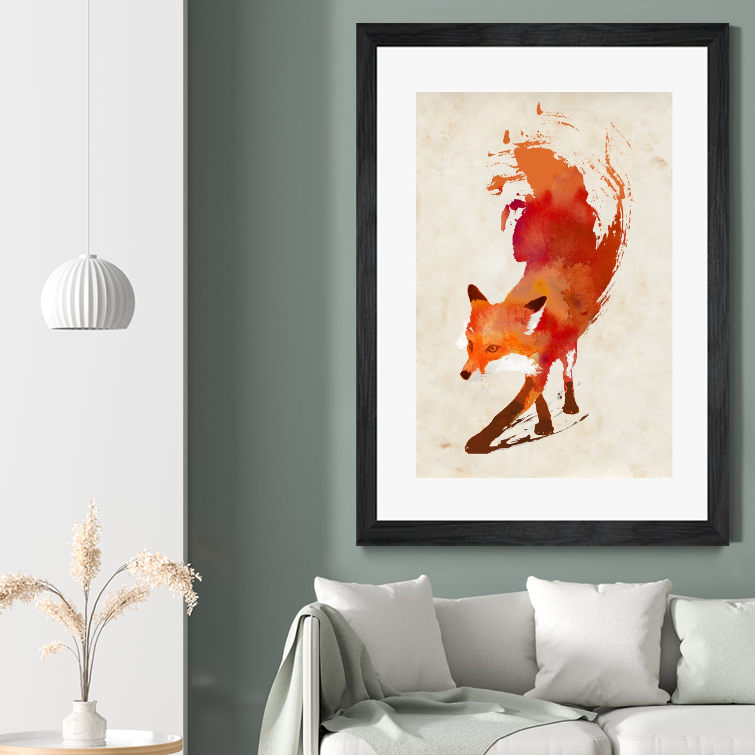 Vulpes Vulpes by Robert Farkas on GIANT ART - red digital painting