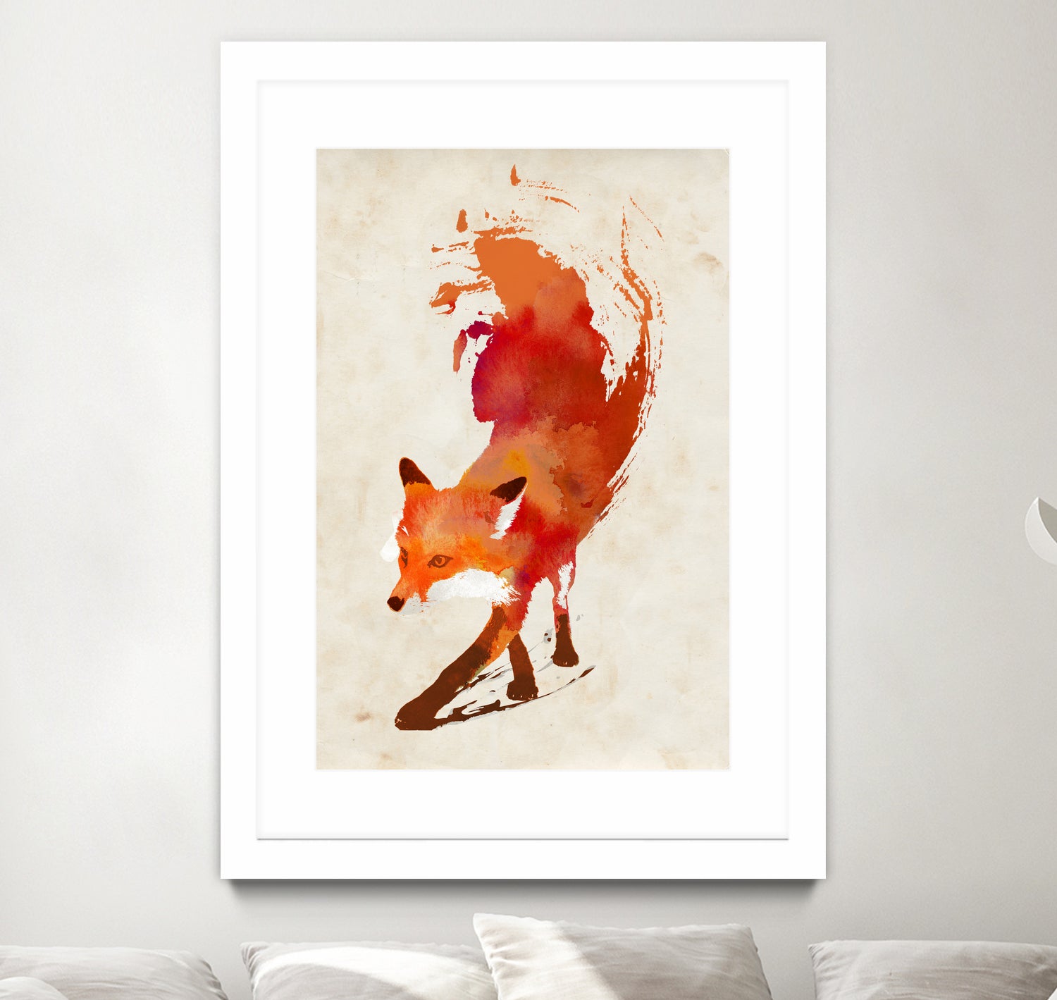 Vulpes Vulpes by Robert Farkas on GIANT ART - red digital painting