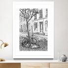 Aachen Bike by Evgenii Sarychev on GIANT ART - black photo illustration