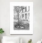 Aachen Bike by Evgenii Sarychev on GIANT ART - black photo illustration