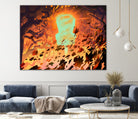 Foliage Storm by Mike Inscho on GIANT ART - orange digital painting