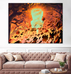 Foliage Storm by Mike Inscho on GIANT ART - orange digital painting