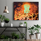 Foliage Storm by Mike Inscho on GIANT ART - orange digital painting