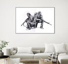 Walking dead by Maurice Pierse on GIANT ART - white digital drawing