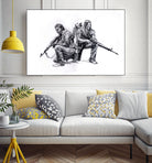 Walking dead by Maurice Pierse on GIANT ART - white digital drawing