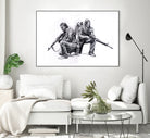 Walking dead by Maurice Pierse on GIANT ART - white digital drawing