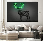 Deer by Octavian Mihai Mielu on GIANT ART - green digital drawing