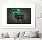 Deer by Octavian Mihai Mielu on GIANT ART - green digital drawing