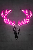 Deer skull by Octavian Mihai Mielu on GIANT ART - pink digital drawing