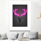 Deer skull by Octavian Mihai Mielu on GIANT ART - pink digital drawing