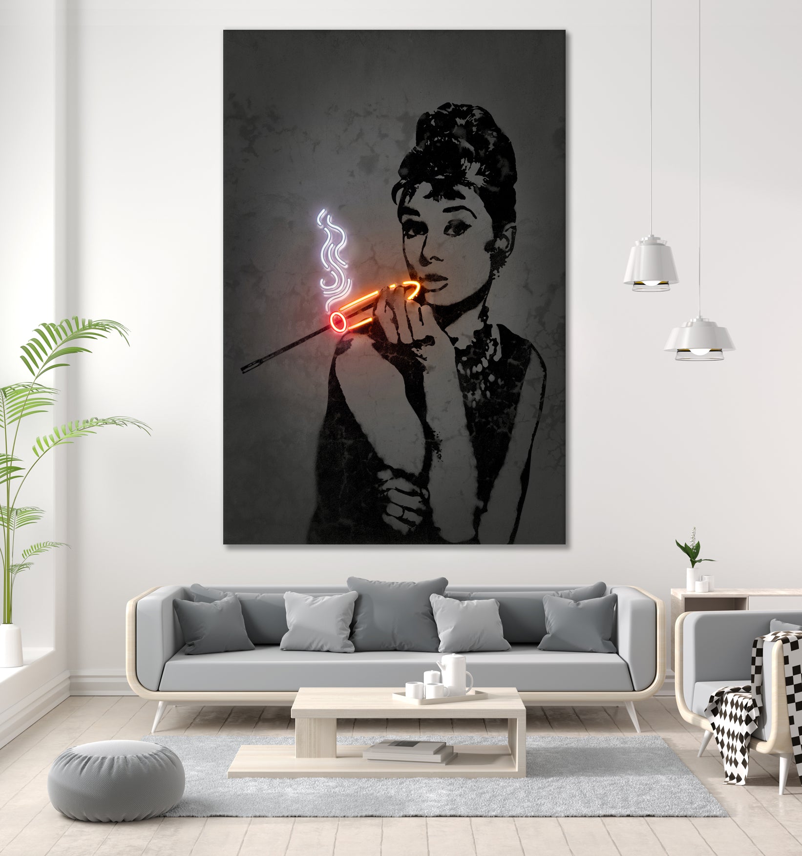 Audrey by Octavian Mihai Mielu on GIANT ART - orange digital drawing