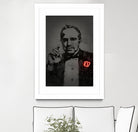 The Godfather by Octavian Mihai Mielu on GIANT ART - black digital drawing