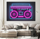 Boom Box by Octavian Mihai Mielu on GIANT ART - pink digital drawing