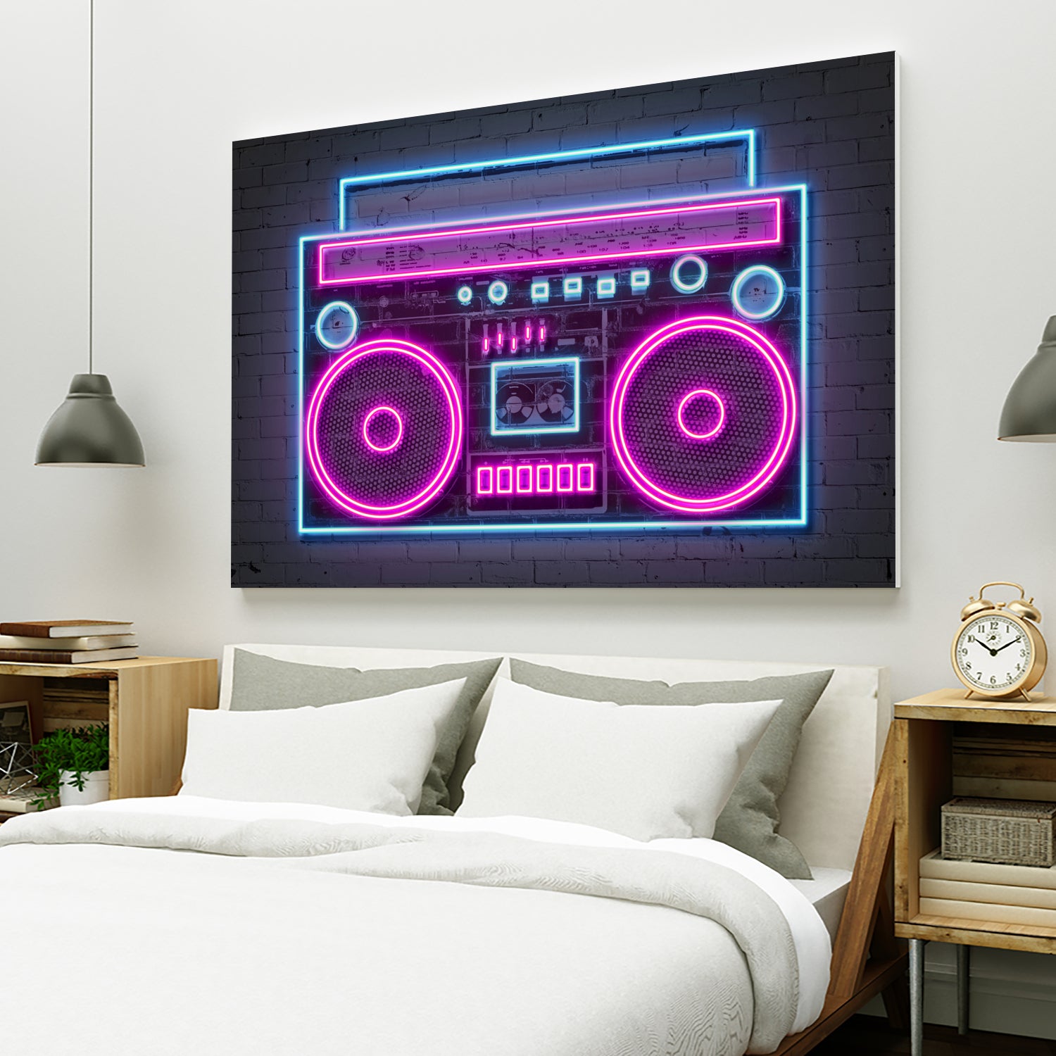 Boom Box by Octavian Mihai Mielu on GIANT ART - pink digital drawing