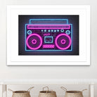 Boom Box by Octavian Mihai Mielu on GIANT ART - pink digital drawing