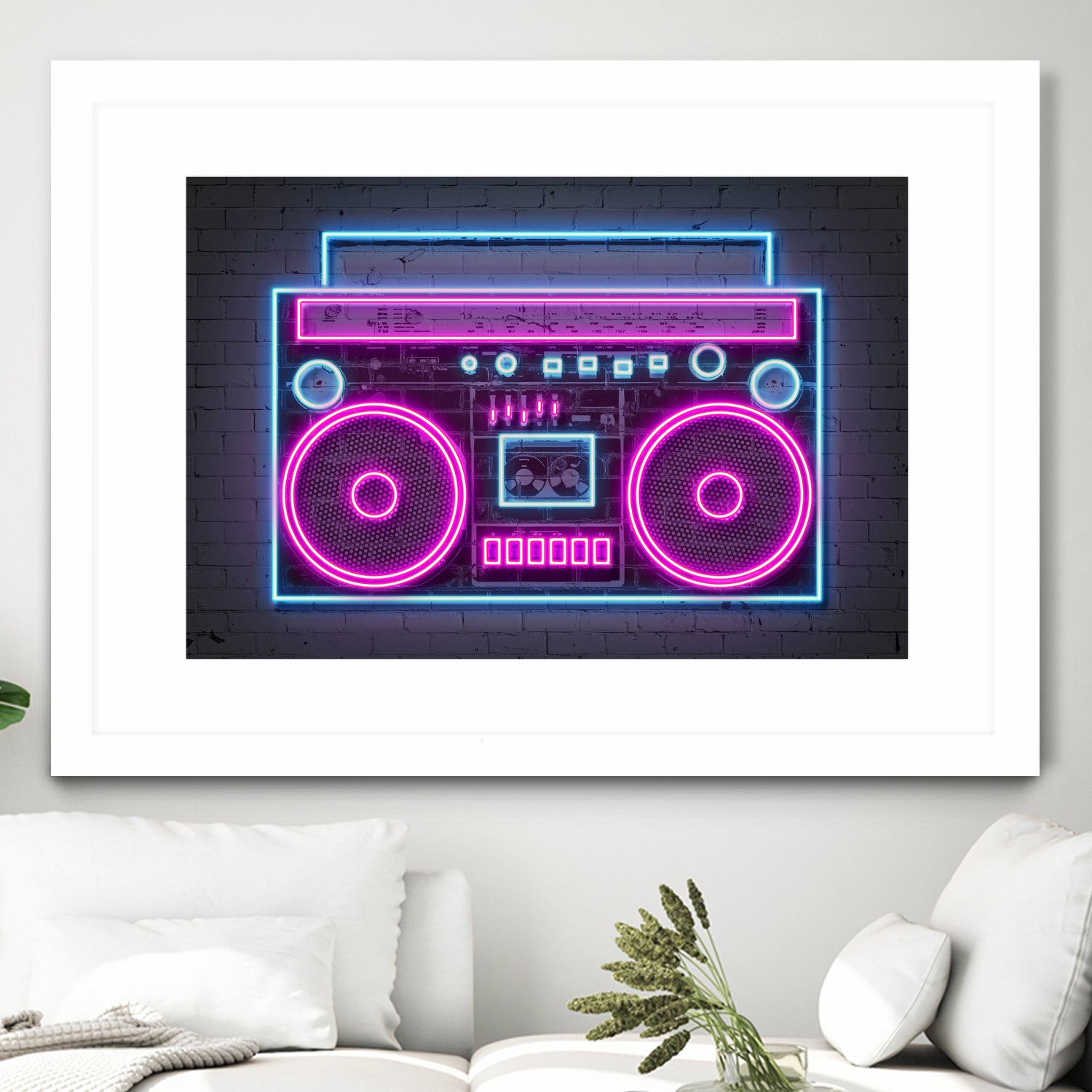 Boom Box by Octavian Mihai Mielu on GIANT ART - pink digital drawing