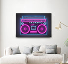 Boom Box by Octavian Mihai Mielu on GIANT ART - pink digital drawing