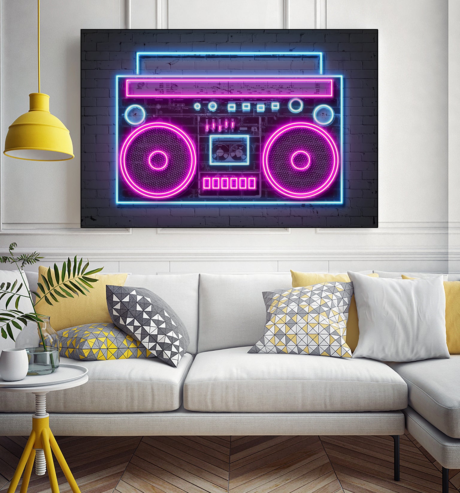 Boom Box by Octavian Mihai Mielu on GIANT ART - pink digital drawing