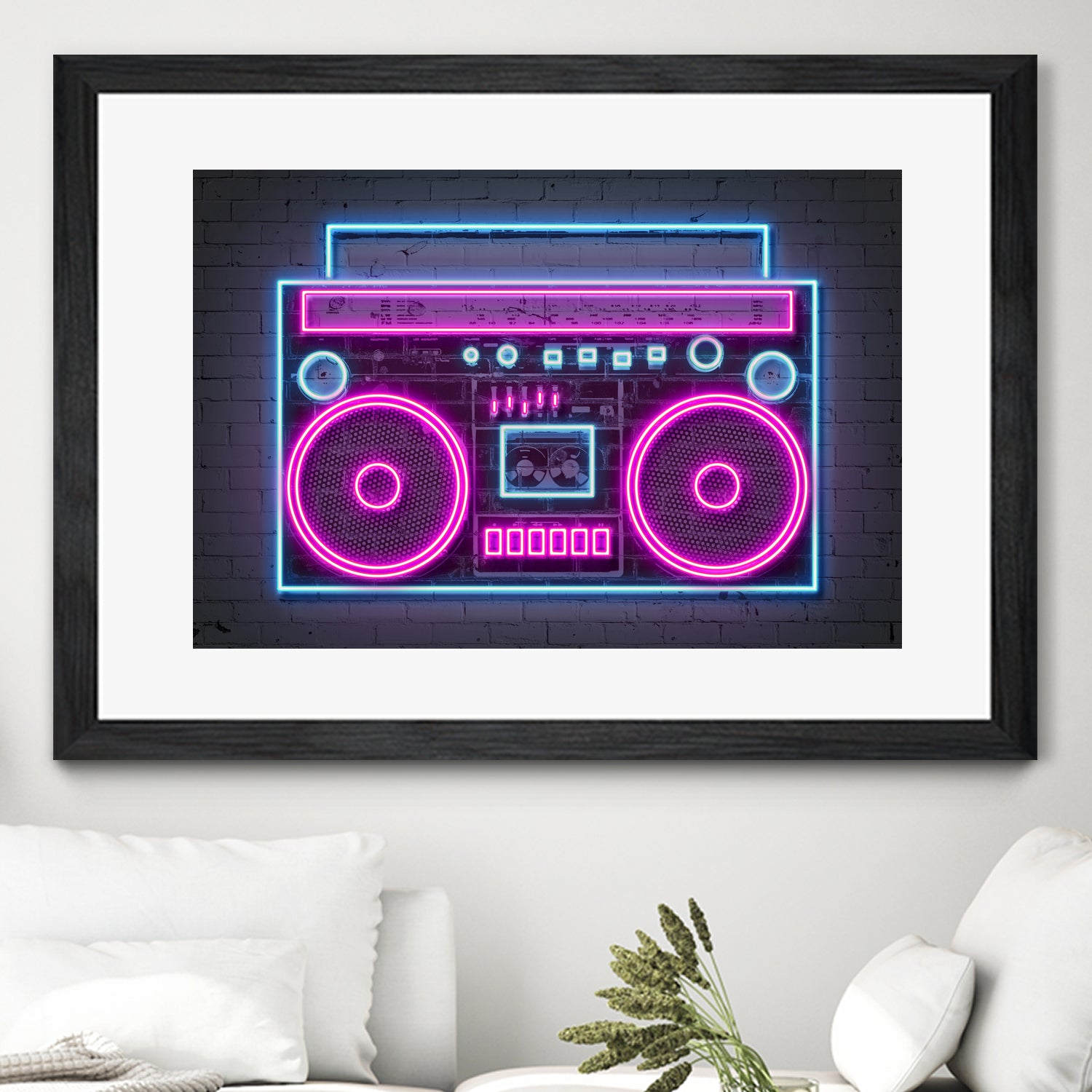 Boom Box by Octavian Mihai Mielu on GIANT ART - pink digital drawing