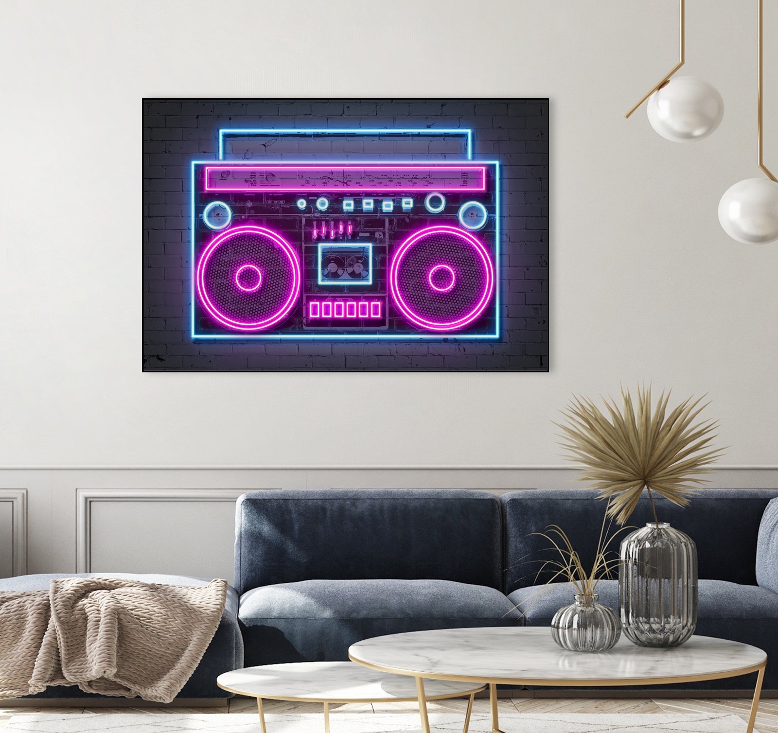 Boom Box by Octavian Mihai Mielu on GIANT ART - pink digital drawing