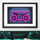 Boom Box by Octavian Mihai Mielu on GIANT ART - pink digital drawing