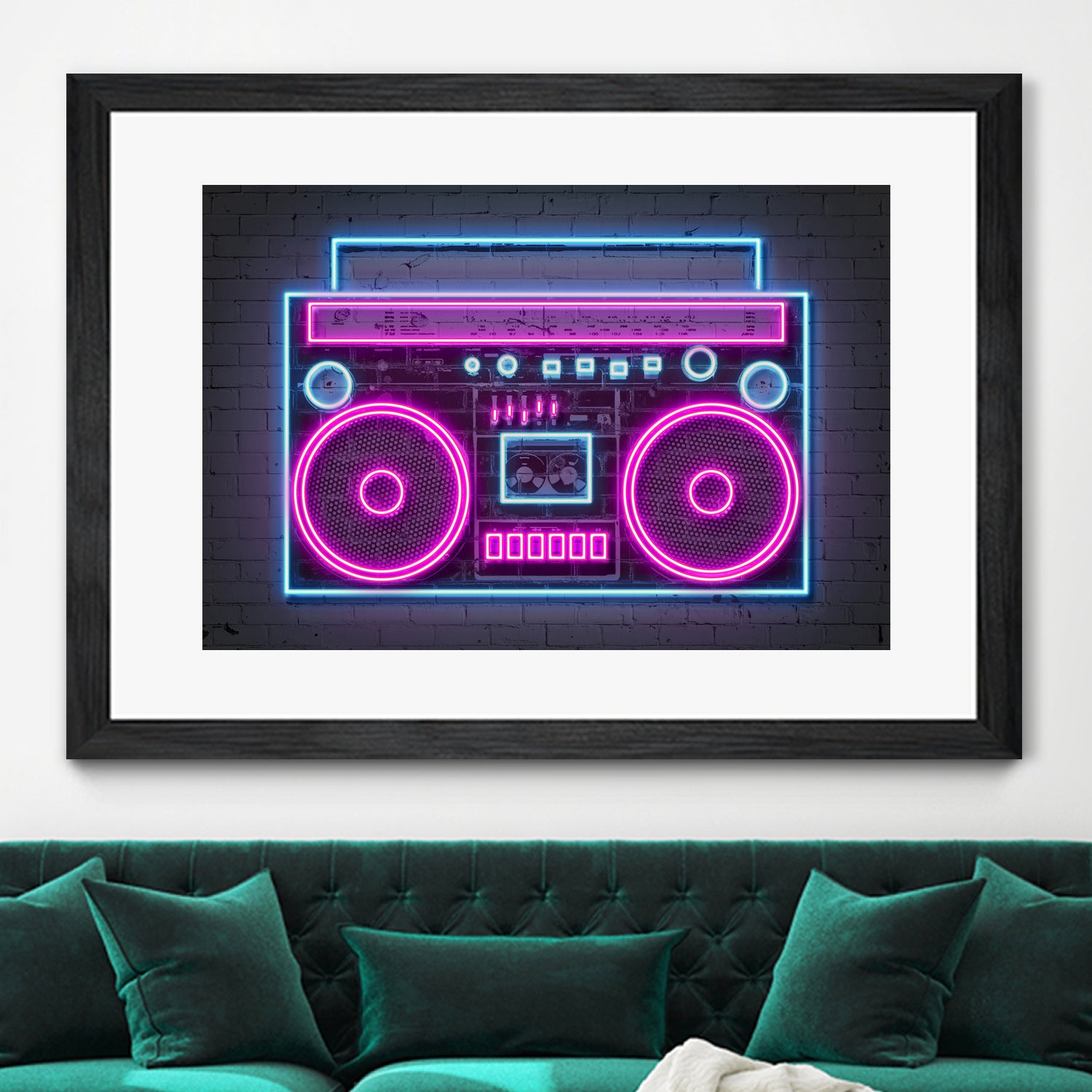 Boom Box by Octavian Mihai Mielu on GIANT ART - pink digital drawing