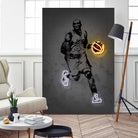 Kobe by Octavian Mihai Mielu on GIANT ART - yellow digital drawing