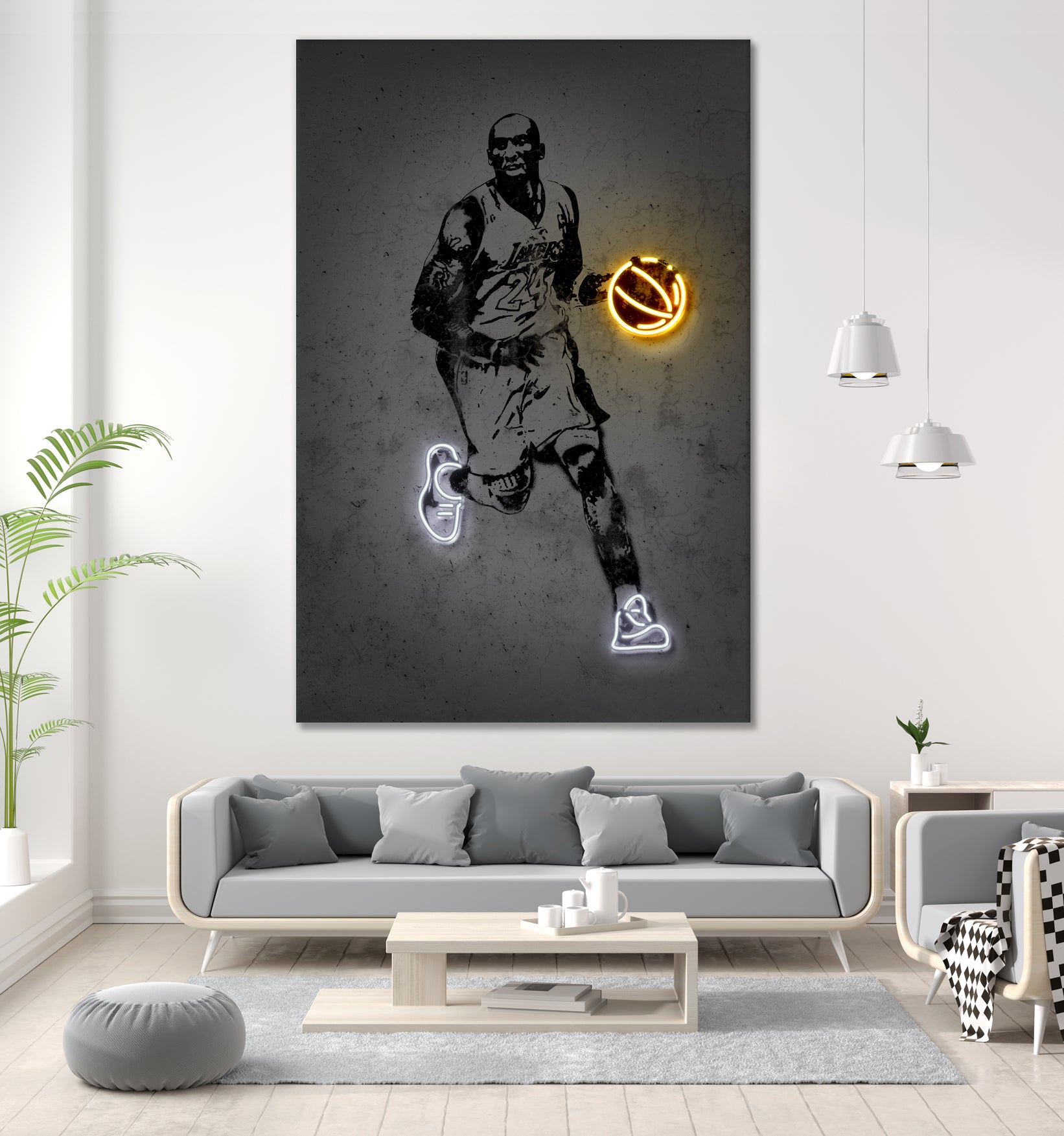 Kobe by Octavian Mihai Mielu on GIANT ART - yellow digital drawing