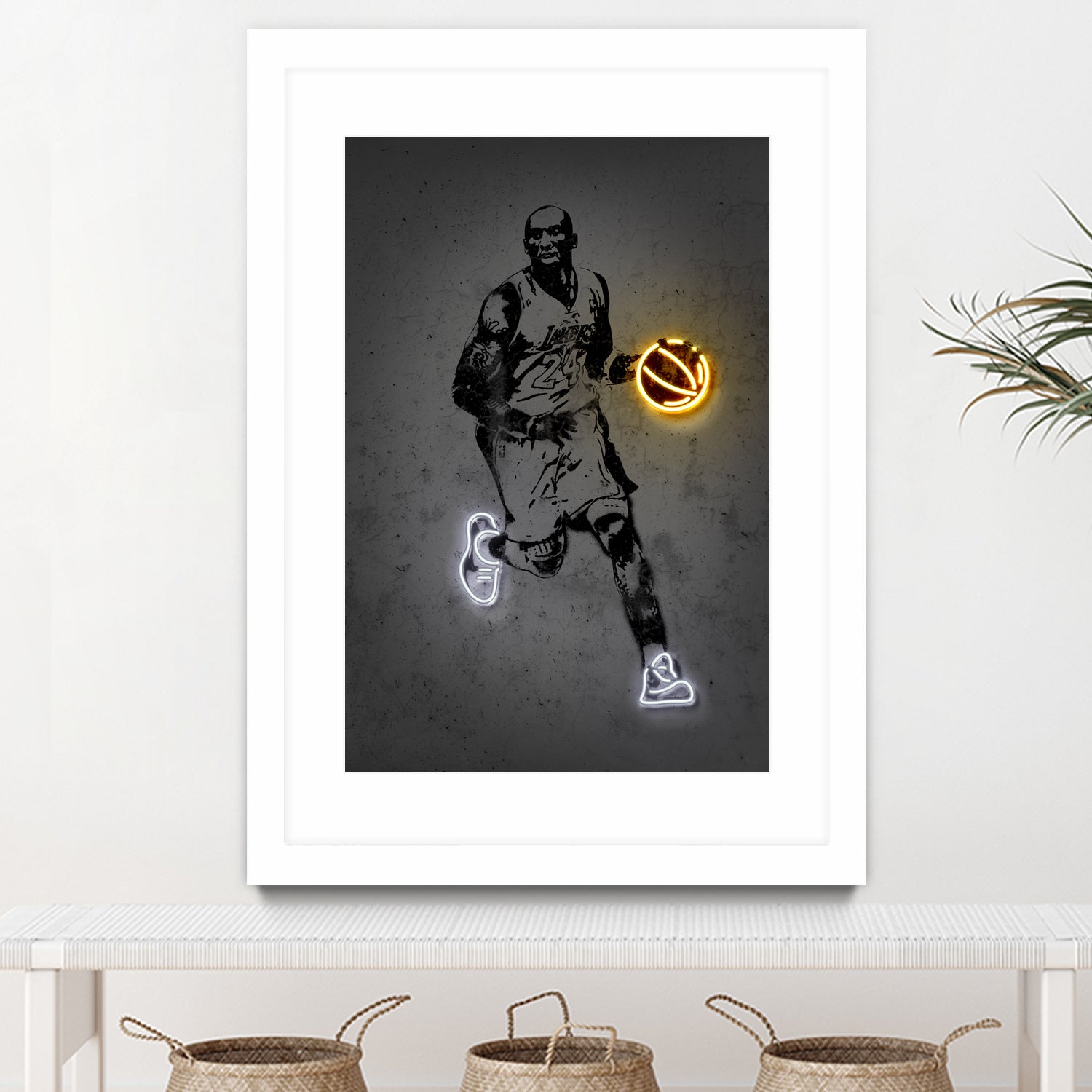 Kobe by Octavian Mihai Mielu on GIANT ART - yellow digital drawing